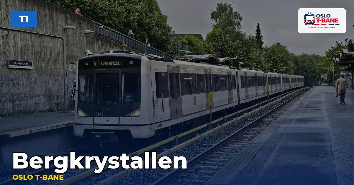 Bergkrystallen stasjon — Oslo T-bane