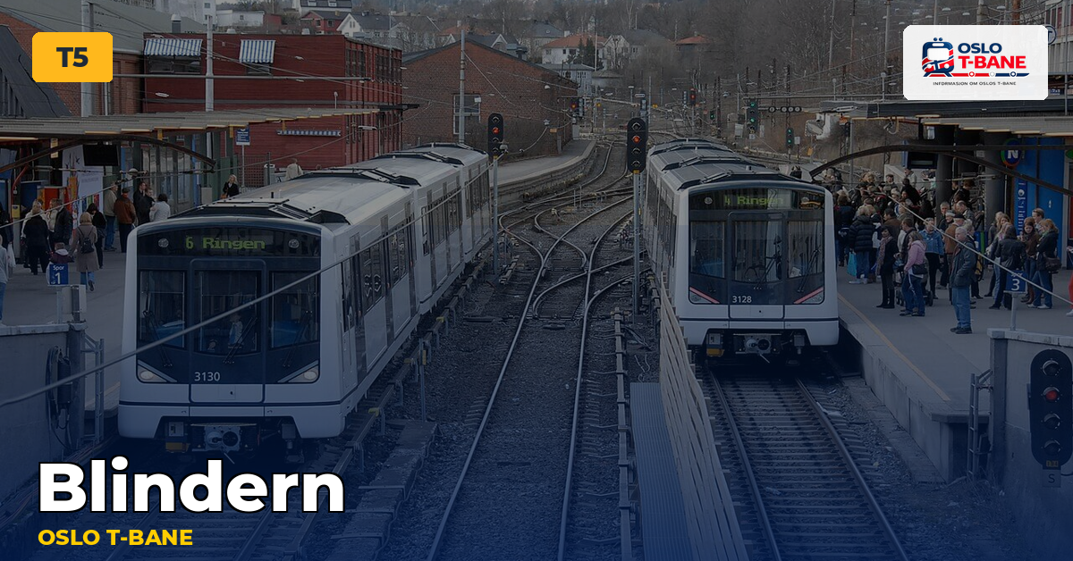 Blindern stasjon — Oslo T-bane