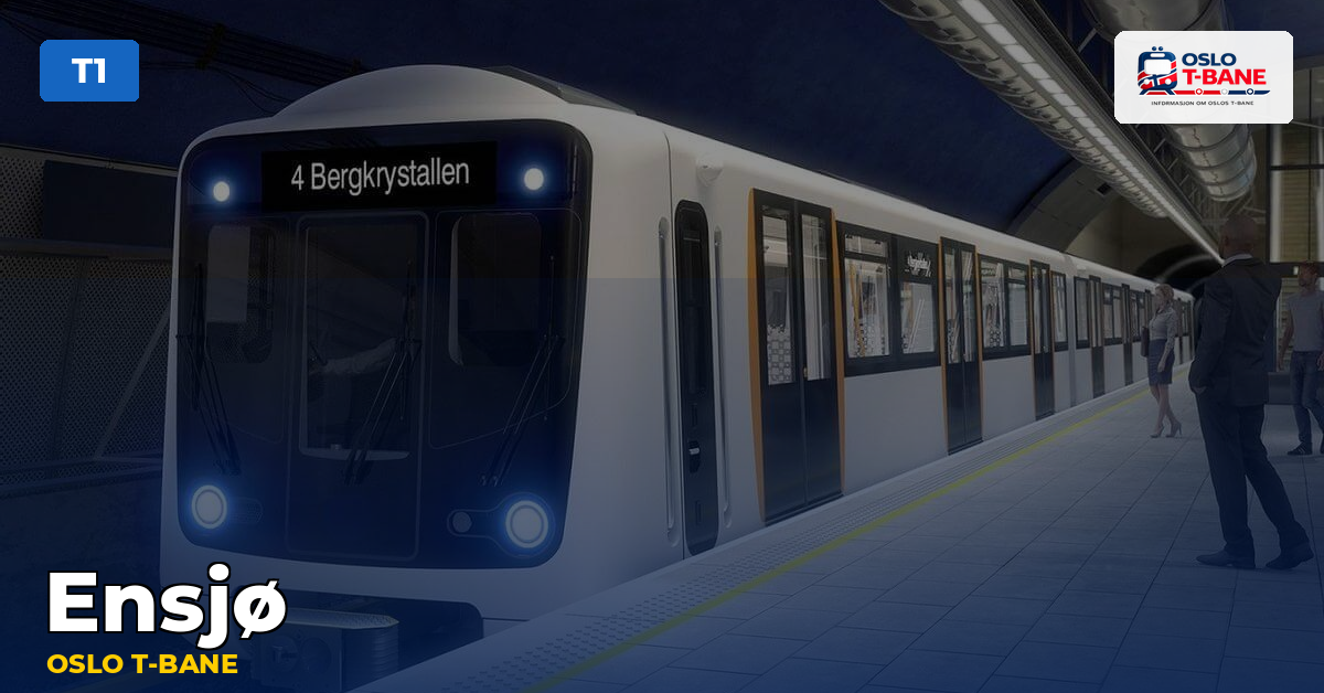 Ensjø stasjon — Oslo T-bane