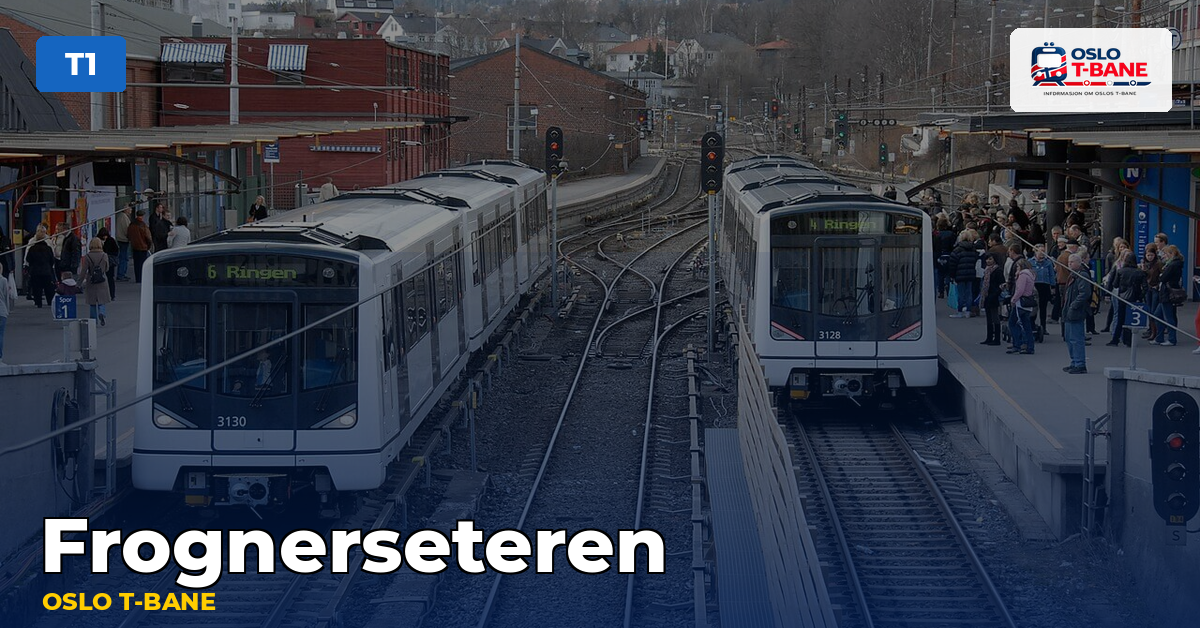 Frognerseteren stasjon — Oslo T-bane