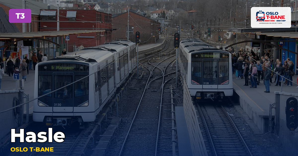 Hasle stasjon — Oslo T-bane