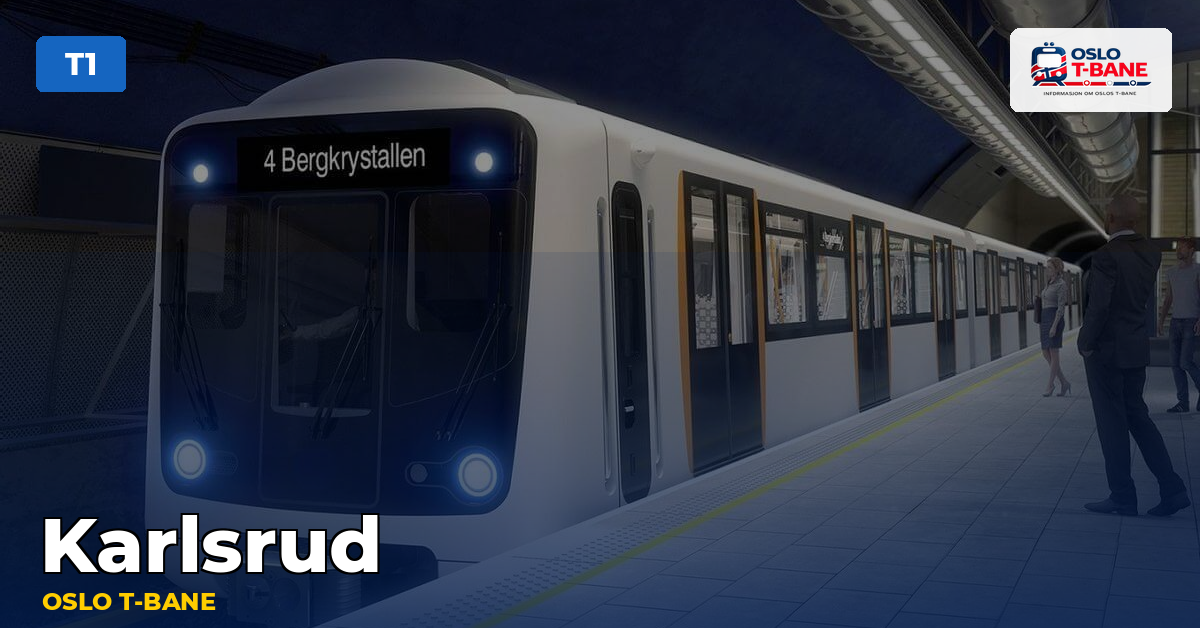 Karlsrud stasjon — Oslo T-bane