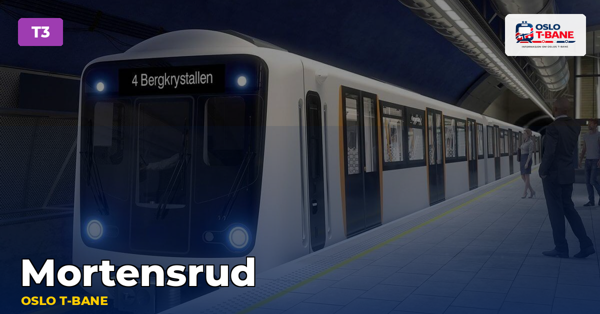 Mortensrud stasjon — Oslo T-bane