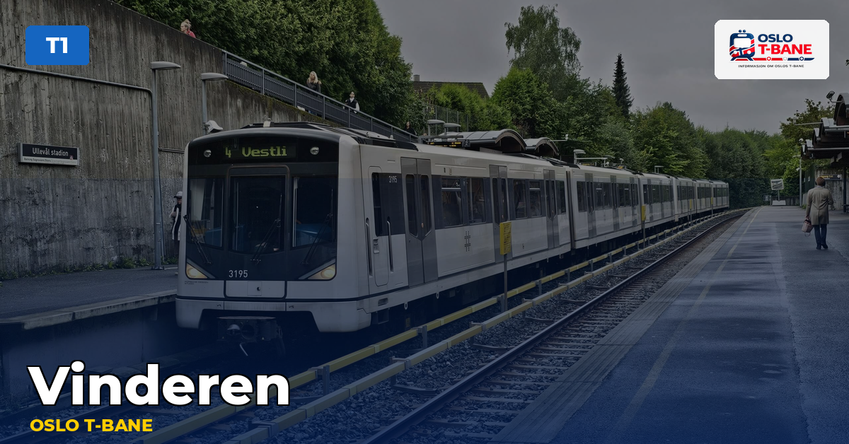 Vinderen stasjon — Oslo T-bane