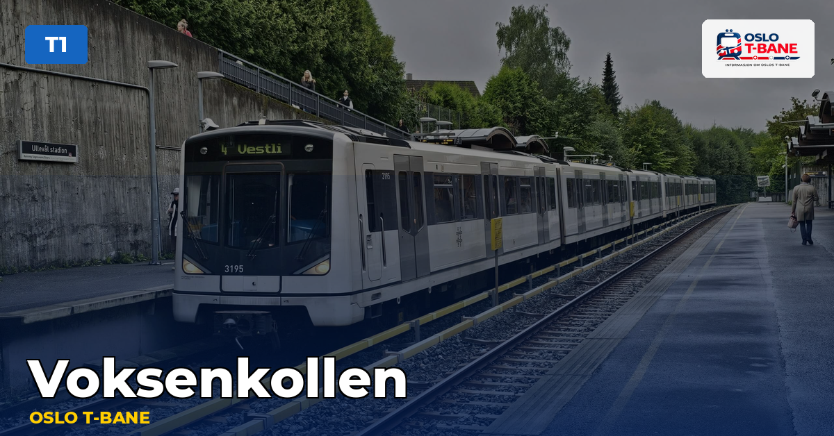 Voksenkollen stasjon — Oslo T-bane